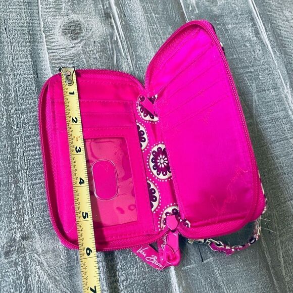Vera Bradley Pink Paisley Floral Wristlet Wallet - Picture 3 of 3